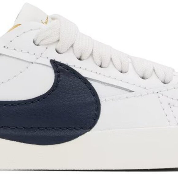 Nike Blazer Low 77 Jumbo FZ6773-100 Sneakers Men's Navy White Lifestyle Shoes 10 - Picture 13 of 13
